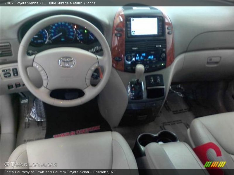 Blue Mirage Metallic / Stone 2007 Toyota Sienna XLE