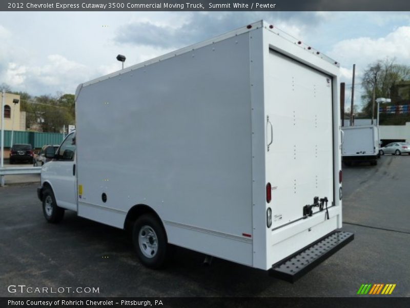 Summit White / Pewter 2012 Chevrolet Express Cutaway 3500 Commercial Moving Truck