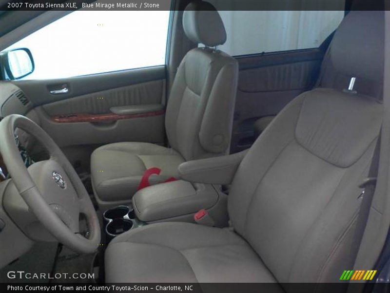 Blue Mirage Metallic / Stone 2007 Toyota Sienna XLE