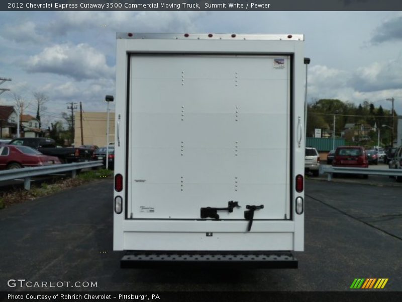 Summit White / Pewter 2012 Chevrolet Express Cutaway 3500 Commercial Moving Truck