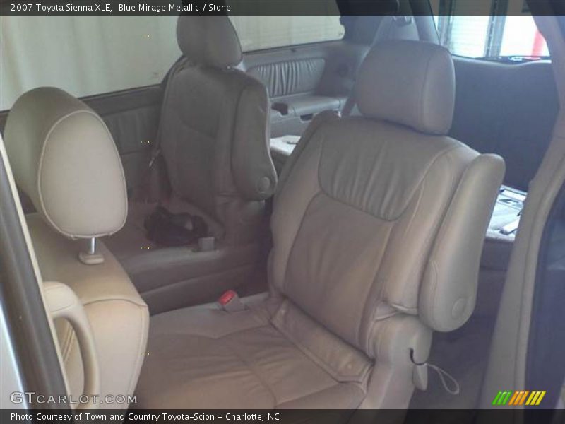 Blue Mirage Metallic / Stone 2007 Toyota Sienna XLE