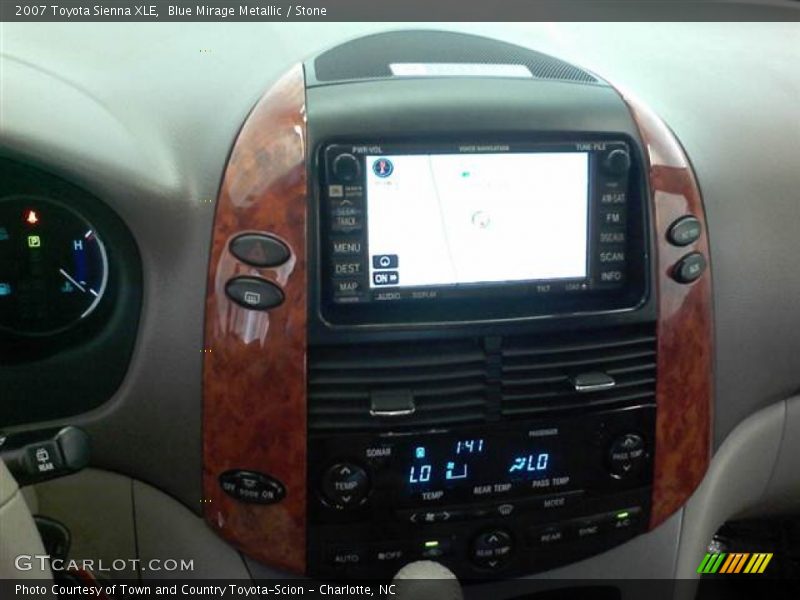 Blue Mirage Metallic / Stone 2007 Toyota Sienna XLE