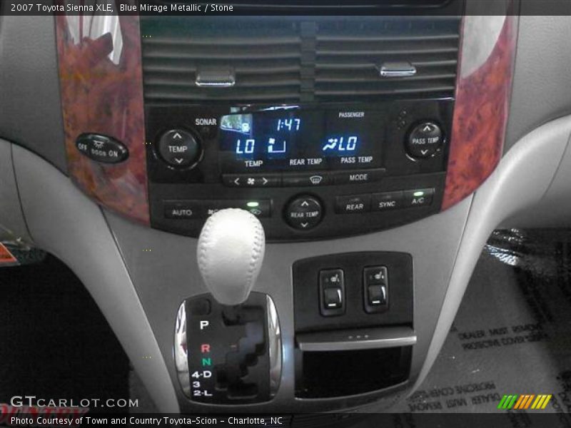Blue Mirage Metallic / Stone 2007 Toyota Sienna XLE