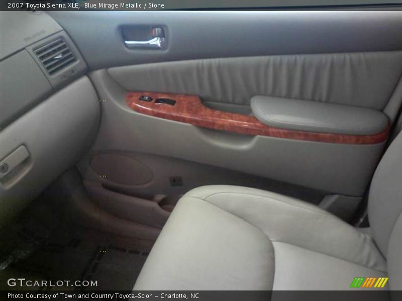 Blue Mirage Metallic / Stone 2007 Toyota Sienna XLE