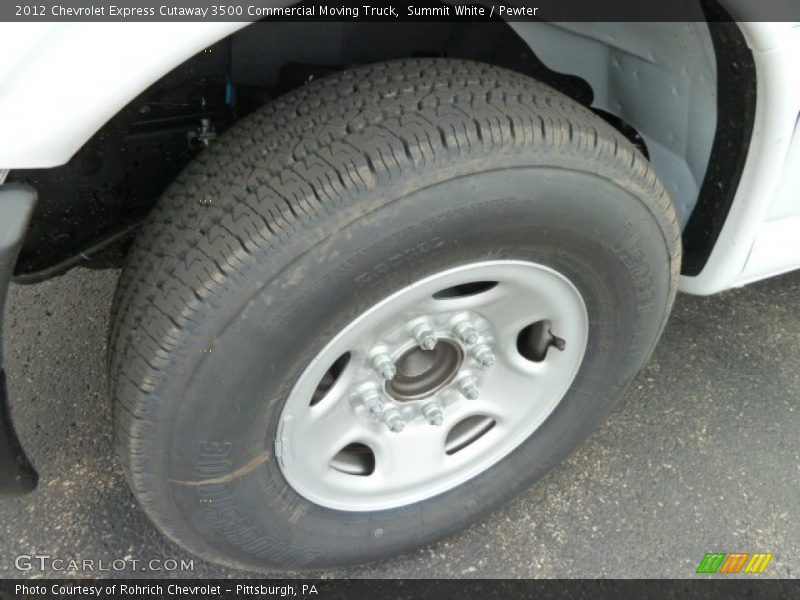 Summit White / Pewter 2012 Chevrolet Express Cutaway 3500 Commercial Moving Truck