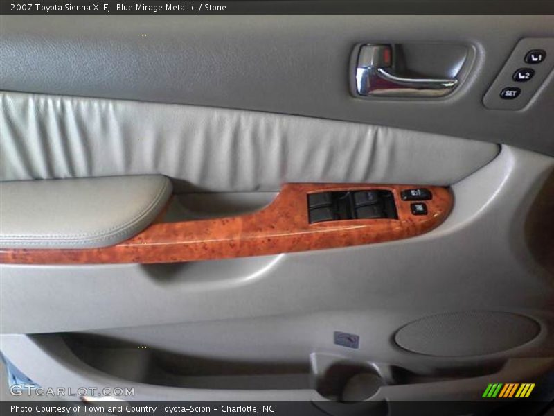 Blue Mirage Metallic / Stone 2007 Toyota Sienna XLE