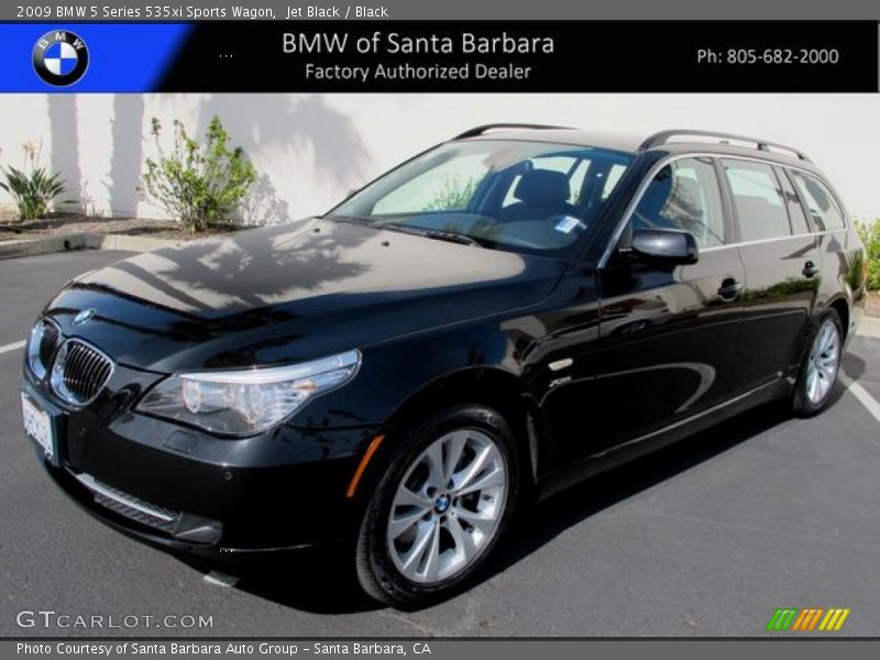 Jet Black / Black 2009 BMW 5 Series 535xi Sports Wagon
