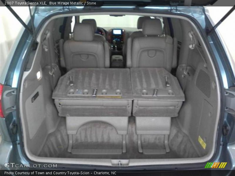 Blue Mirage Metallic / Stone 2007 Toyota Sienna XLE