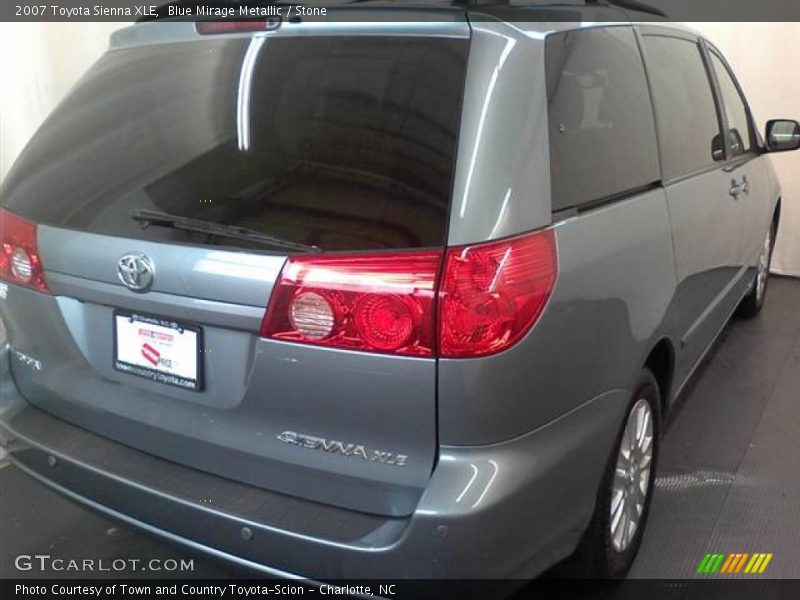 Blue Mirage Metallic / Stone 2007 Toyota Sienna XLE