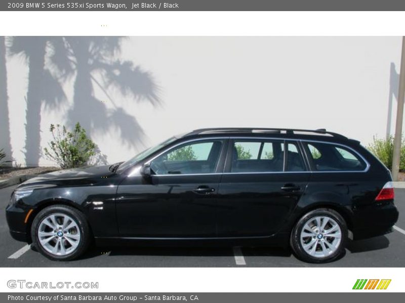 Jet Black / Black 2009 BMW 5 Series 535xi Sports Wagon