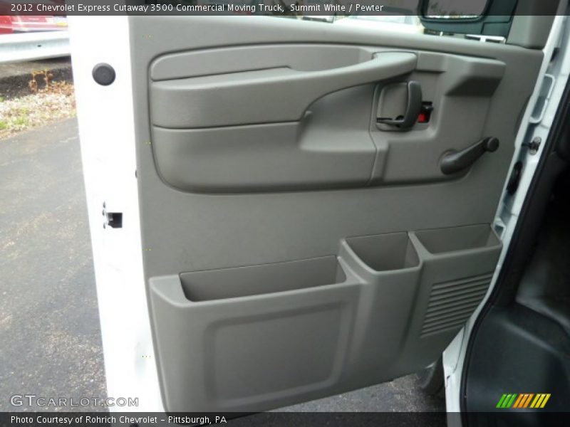 Summit White / Pewter 2012 Chevrolet Express Cutaway 3500 Commercial Moving Truck