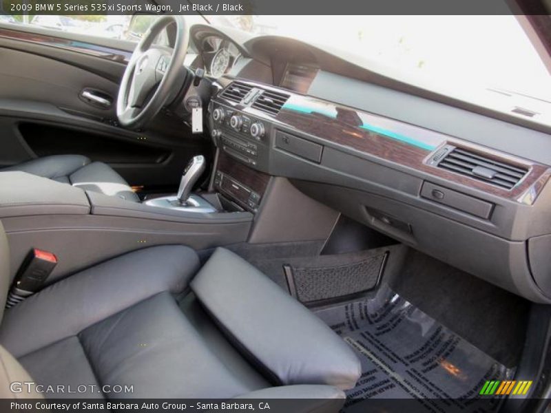Jet Black / Black 2009 BMW 5 Series 535xi Sports Wagon