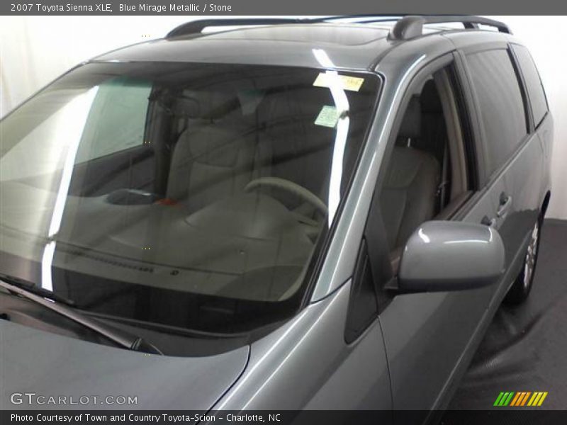 Blue Mirage Metallic / Stone 2007 Toyota Sienna XLE