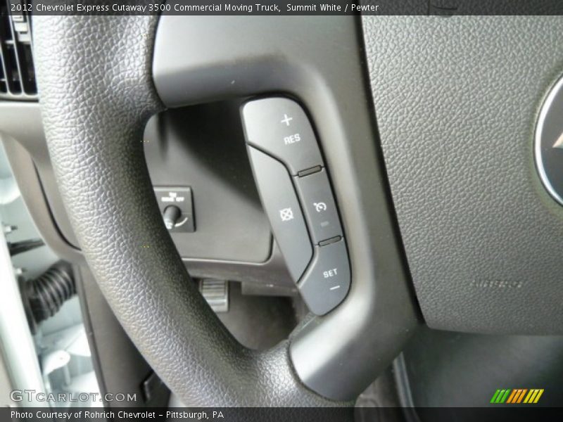 Summit White / Pewter 2012 Chevrolet Express Cutaway 3500 Commercial Moving Truck