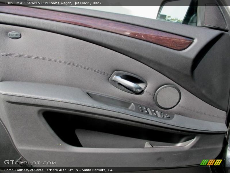 Jet Black / Black 2009 BMW 5 Series 535xi Sports Wagon