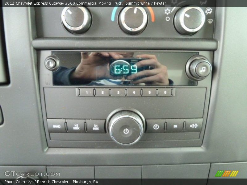 Summit White / Pewter 2012 Chevrolet Express Cutaway 3500 Commercial Moving Truck