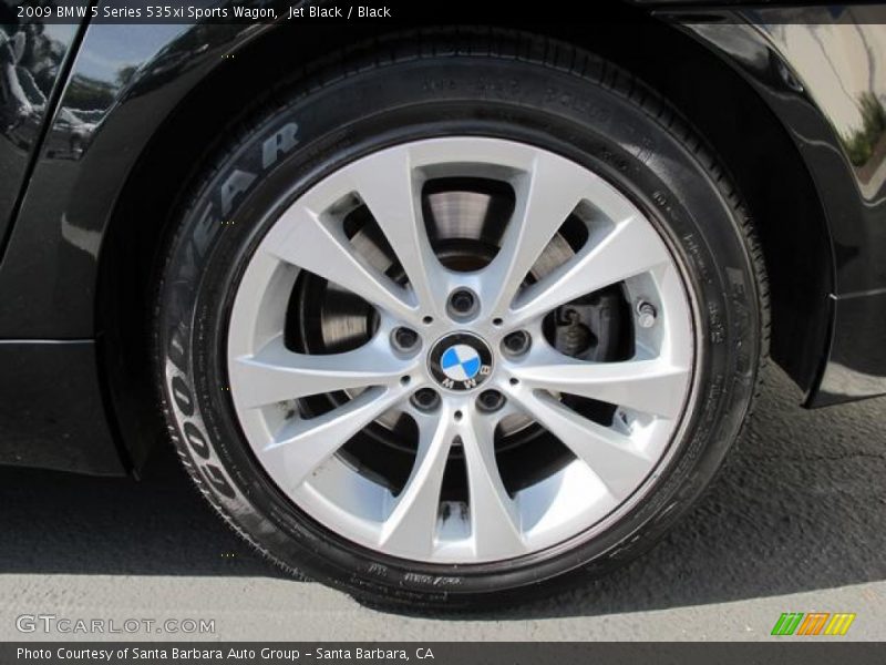 Jet Black / Black 2009 BMW 5 Series 535xi Sports Wagon