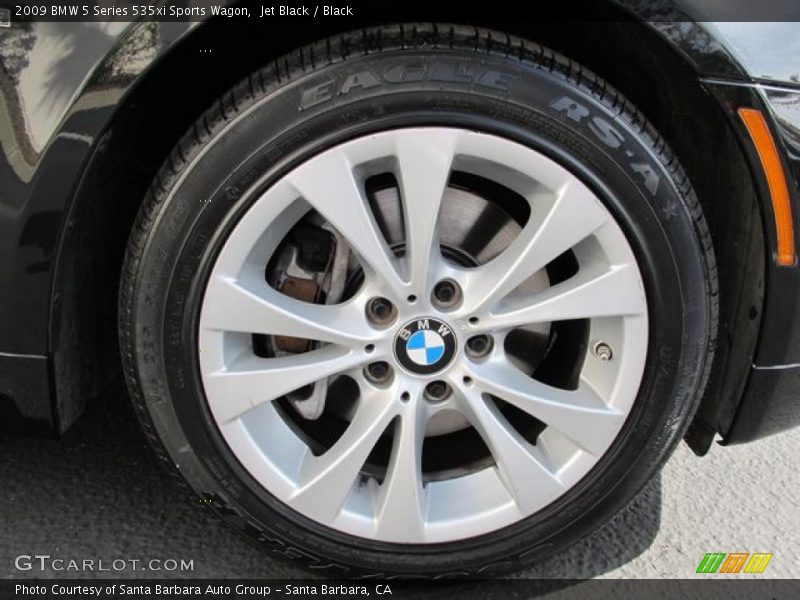 Jet Black / Black 2009 BMW 5 Series 535xi Sports Wagon