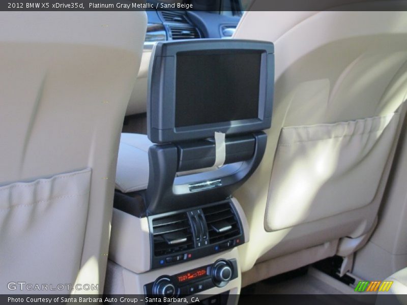 Platinum Gray Metallic / Sand Beige 2012 BMW X5 xDrive35d