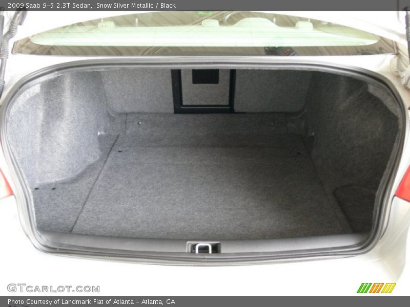 Snow Silver Metallic / Black 2009 Saab 9-5 2.3T Sedan