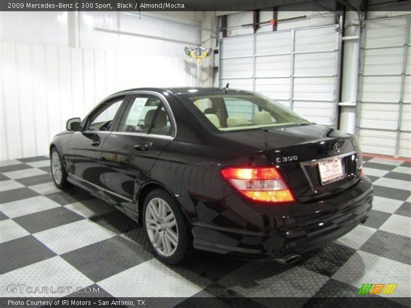 Black / Almond/Mocha 2009 Mercedes-Benz C 300 Sport