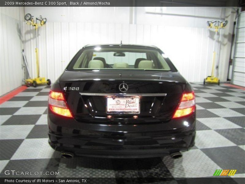 Black / Almond/Mocha 2009 Mercedes-Benz C 300 Sport