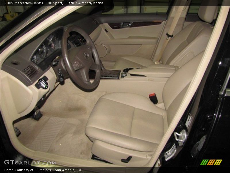 Black / Almond/Mocha 2009 Mercedes-Benz C 300 Sport