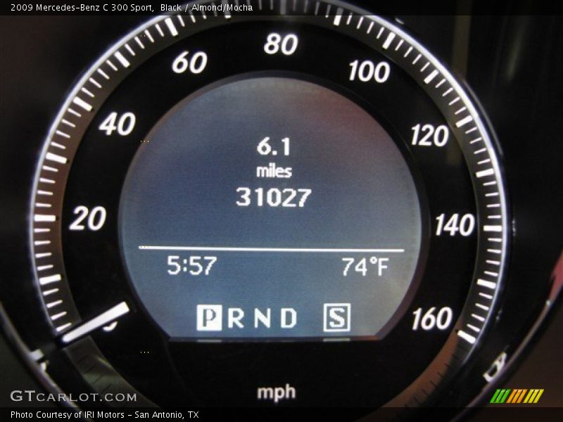 Black / Almond/Mocha 2009 Mercedes-Benz C 300 Sport