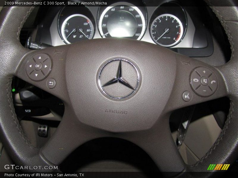 Black / Almond/Mocha 2009 Mercedes-Benz C 300 Sport