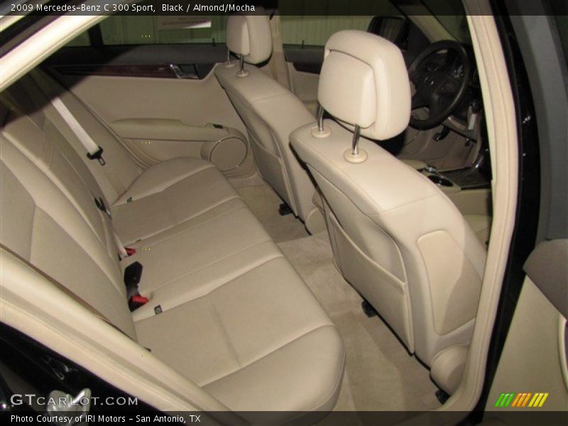 Black / Almond/Mocha 2009 Mercedes-Benz C 300 Sport