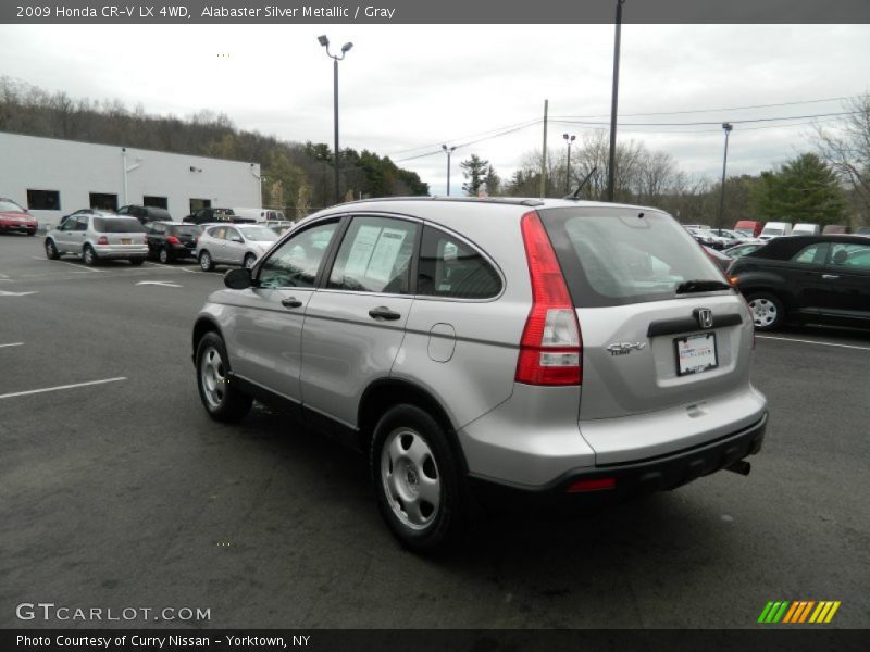 Alabaster Silver Metallic / Gray 2009 Honda CR-V LX 4WD