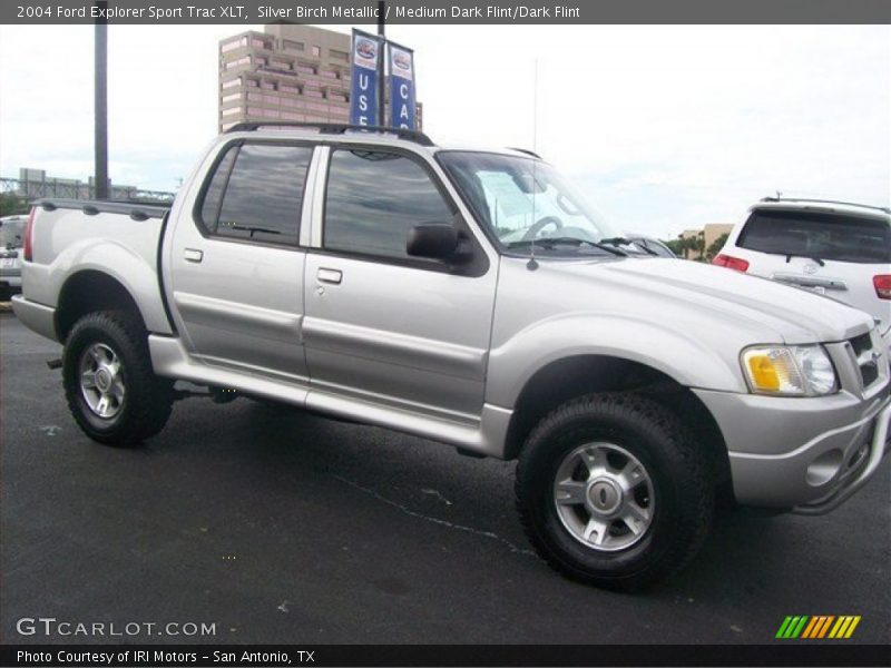 Silver Birch Metallic / Medium Dark Flint/Dark Flint 2004 Ford Explorer Sport Trac XLT