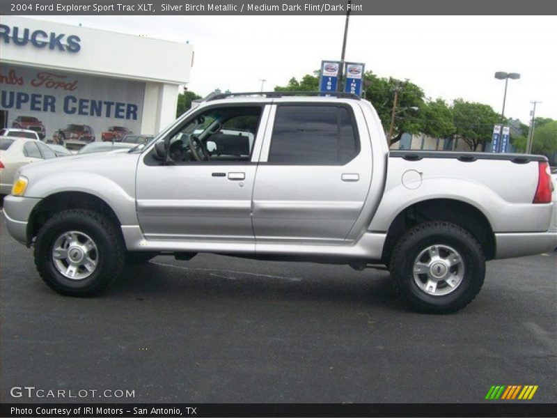 Silver Birch Metallic / Medium Dark Flint/Dark Flint 2004 Ford Explorer Sport Trac XLT