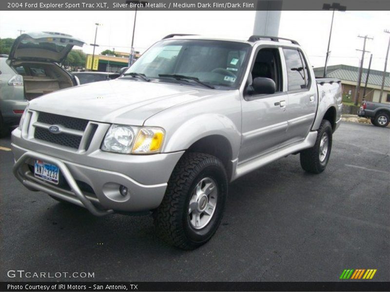 Silver Birch Metallic / Medium Dark Flint/Dark Flint 2004 Ford Explorer Sport Trac XLT