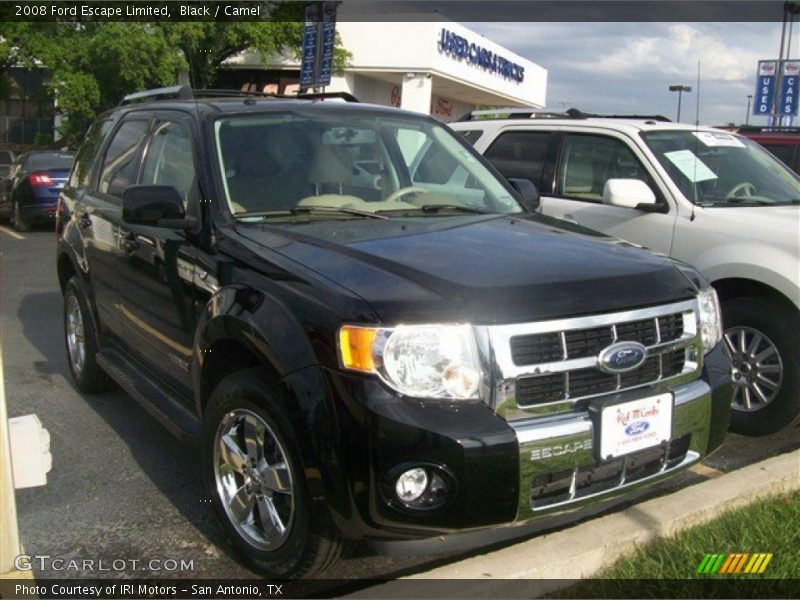 Black / Camel 2008 Ford Escape Limited