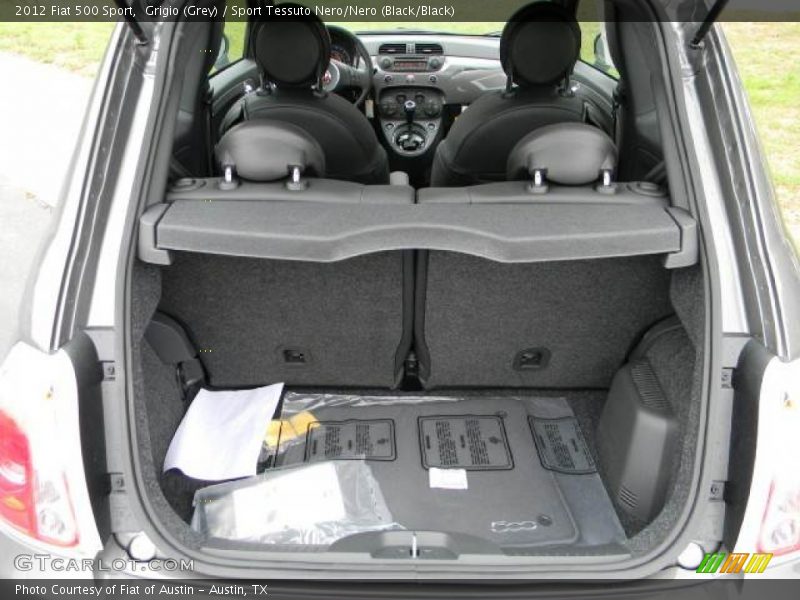Grigio (Grey) / Sport Tessuto Nero/Nero (Black/Black) 2012 Fiat 500 Sport