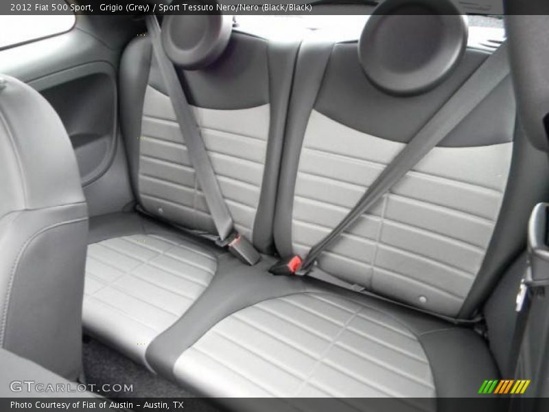 Grigio (Grey) / Sport Tessuto Nero/Nero (Black/Black) 2012 Fiat 500 Sport