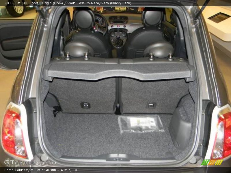 Grigio (Grey) / Sport Tessuto Nero/Nero (Black/Black) 2012 Fiat 500 Sport