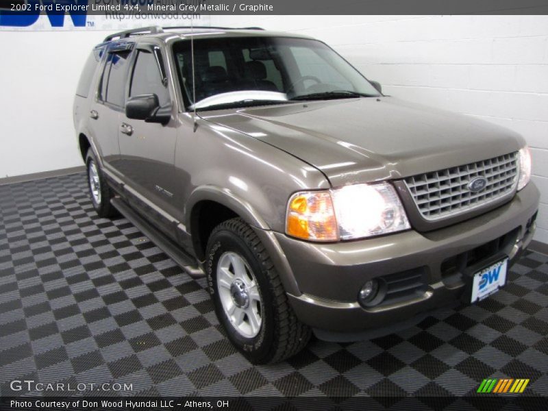 Mineral Grey Metallic / Graphite 2002 Ford Explorer Limited 4x4