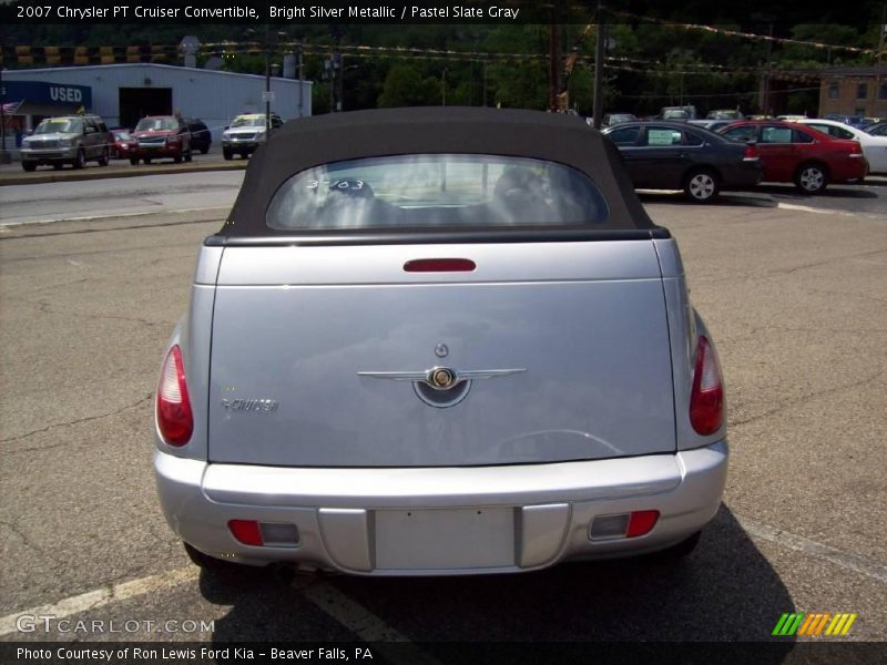 Bright Silver Metallic / Pastel Slate Gray 2007 Chrysler PT Cruiser Convertible