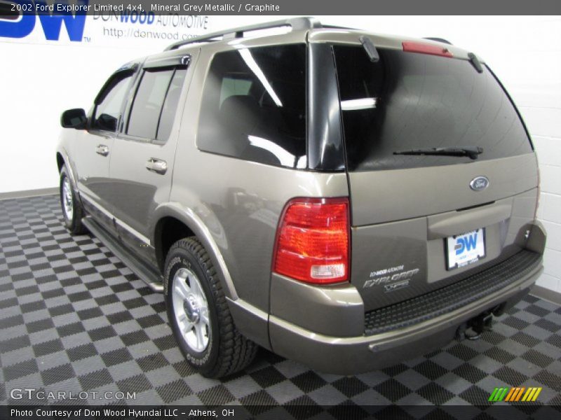 Mineral Grey Metallic / Graphite 2002 Ford Explorer Limited 4x4