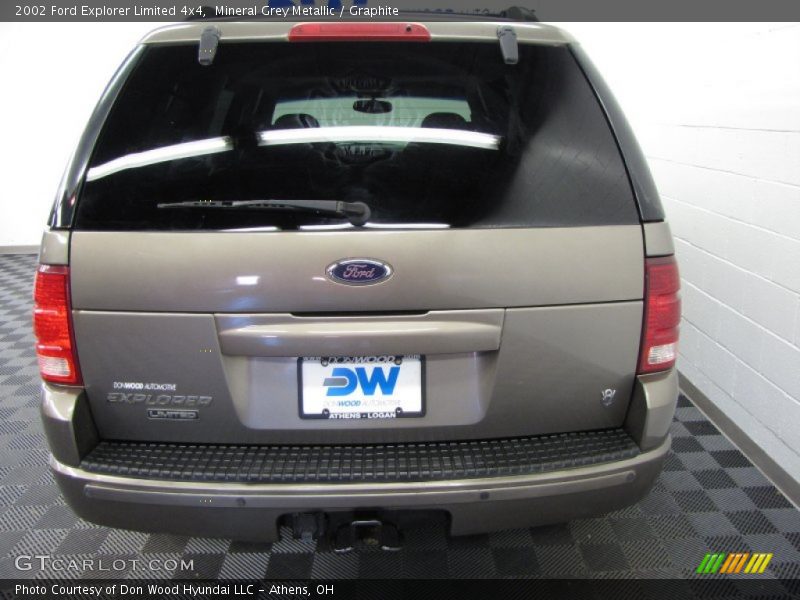 Mineral Grey Metallic / Graphite 2002 Ford Explorer Limited 4x4