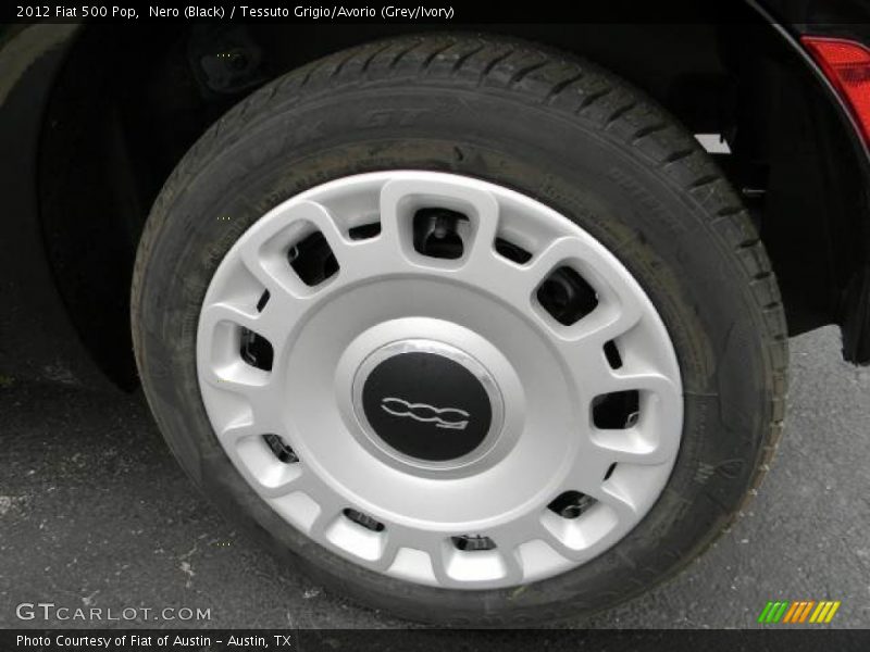 Nero (Black) / Tessuto Grigio/Avorio (Grey/Ivory) 2012 Fiat 500 Pop
