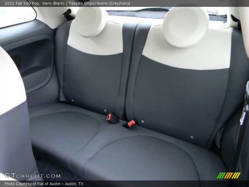 Nero (Black) / Tessuto Grigio/Avorio (Grey/Ivory) 2012 Fiat 500 Pop