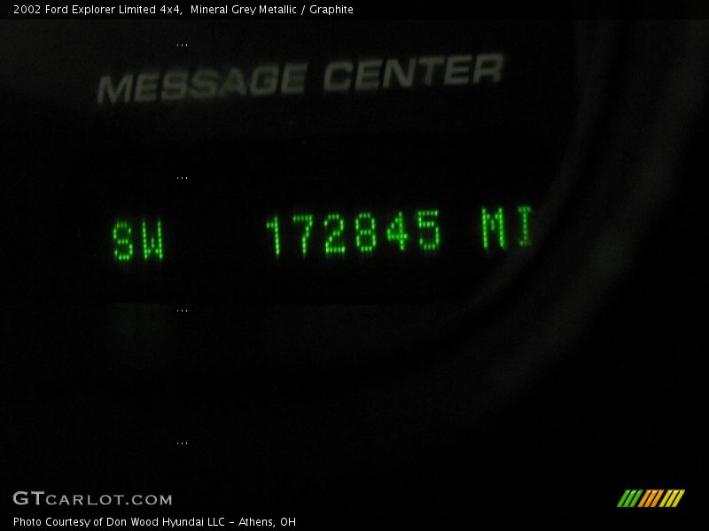 Mineral Grey Metallic / Graphite 2002 Ford Explorer Limited 4x4