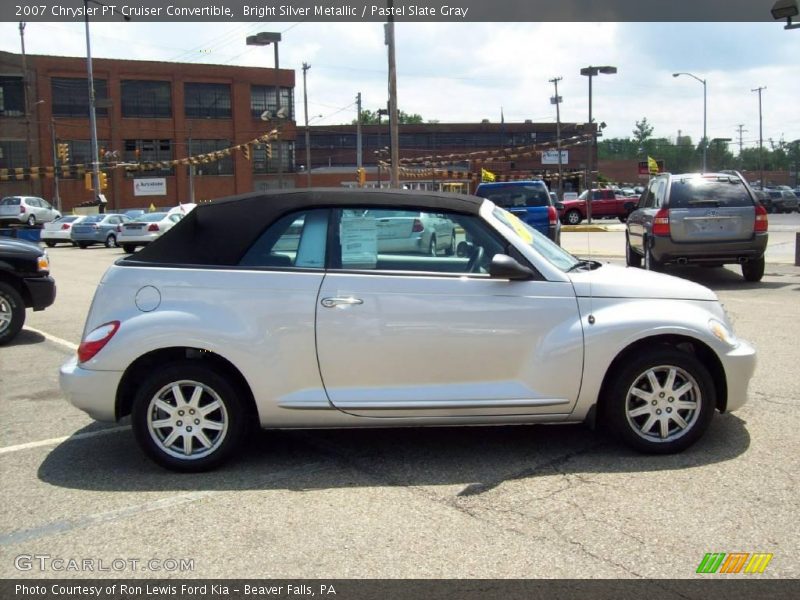 Bright Silver Metallic / Pastel Slate Gray 2007 Chrysler PT Cruiser Convertible