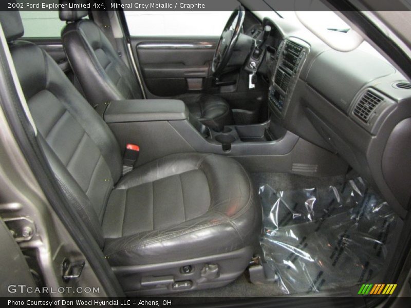 Mineral Grey Metallic / Graphite 2002 Ford Explorer Limited 4x4