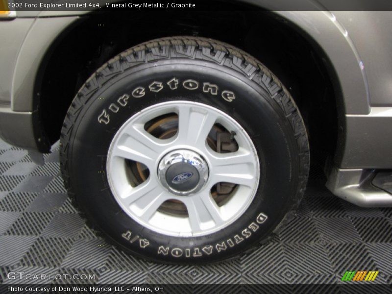 Mineral Grey Metallic / Graphite 2002 Ford Explorer Limited 4x4