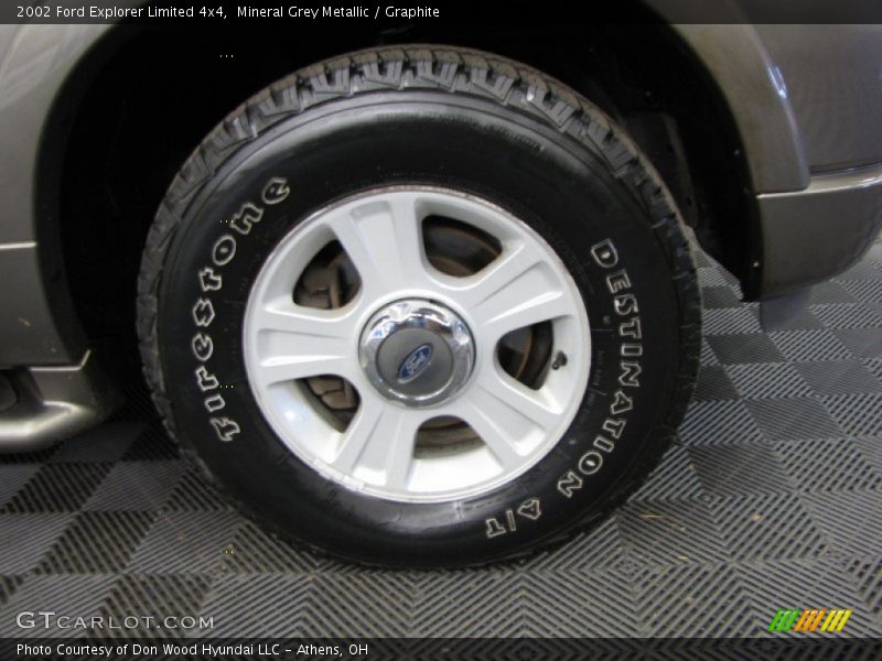 Mineral Grey Metallic / Graphite 2002 Ford Explorer Limited 4x4