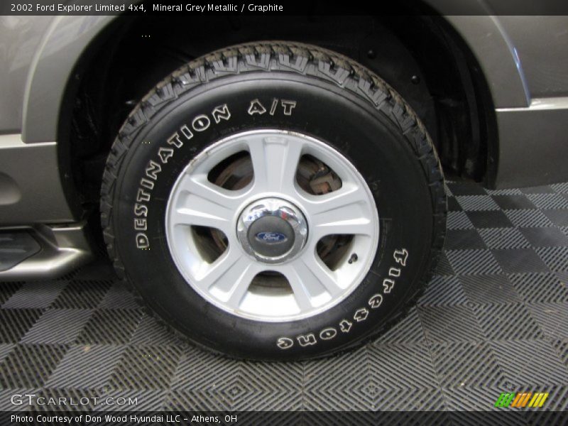 Mineral Grey Metallic / Graphite 2002 Ford Explorer Limited 4x4